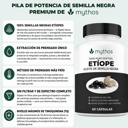 Aceite de Semilla Negra | Menos Hinchazón, Más Energía